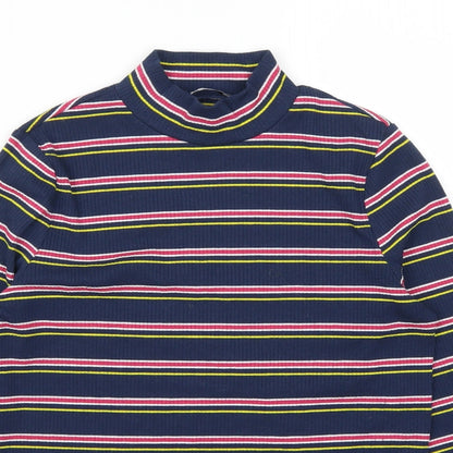 Tu Womens Multicoloured Striped  Pullover Jumper Size 12