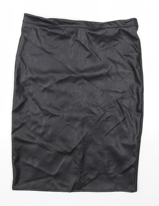 New Look Womens Black   Straight & Pencil Skirt Size 12