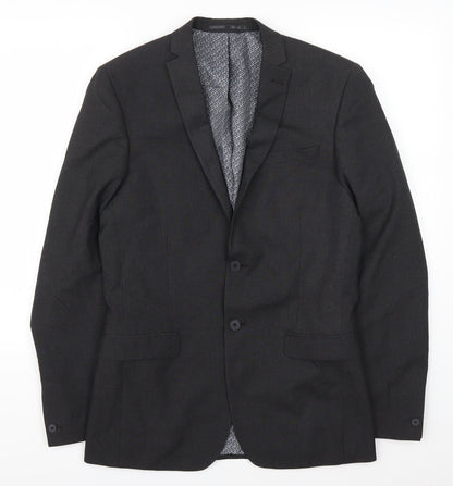 Mens UK Size 38 Red Herring Regular Grey Suit Jacket