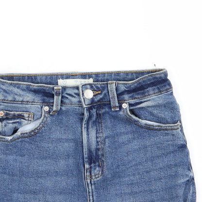 Primark Womens Blue  Denim Chino Shorts Size 4