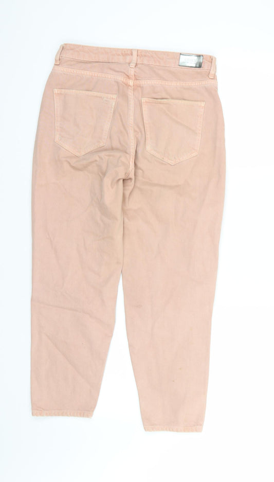 Only Womens Pink  Denim Straight Jeans  L32 in