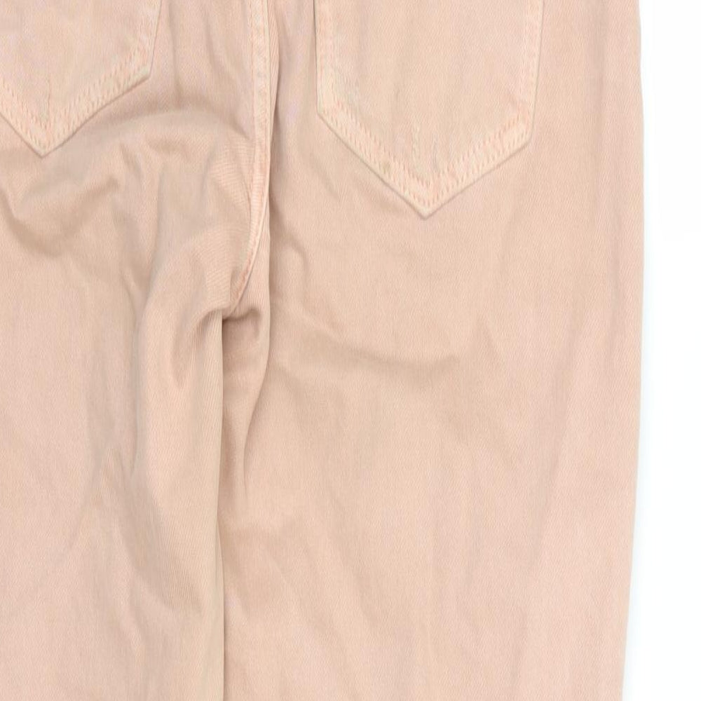 Only Womens Pink  Denim Straight Jeans  L32 in