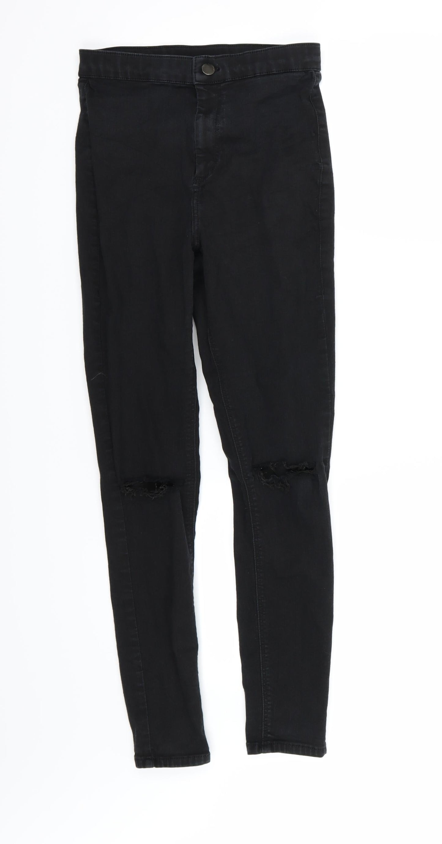 Topshop Womens Black  Denim Skinny Jeans  L27 in