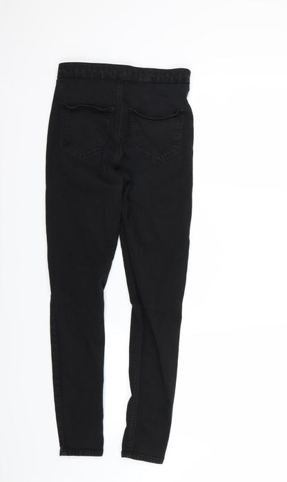 Topshop Womens Black  Denim Skinny Jeans  L27 in