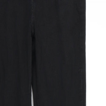 Topshop Womens Black  Denim Skinny Jeans  L27 in