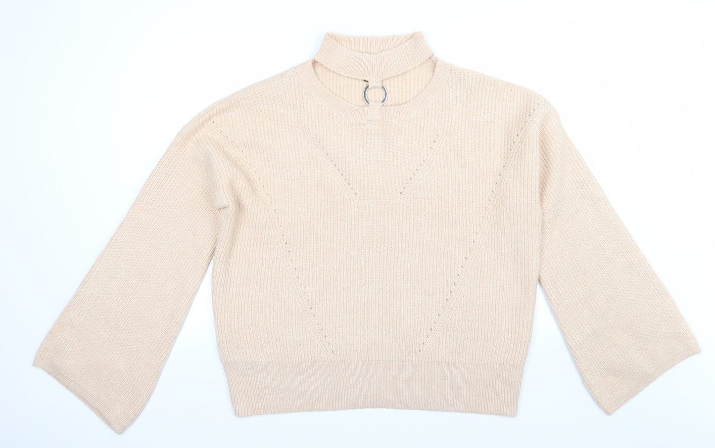 Primark Womens Pink  Knit Pullover Jumper Size XL