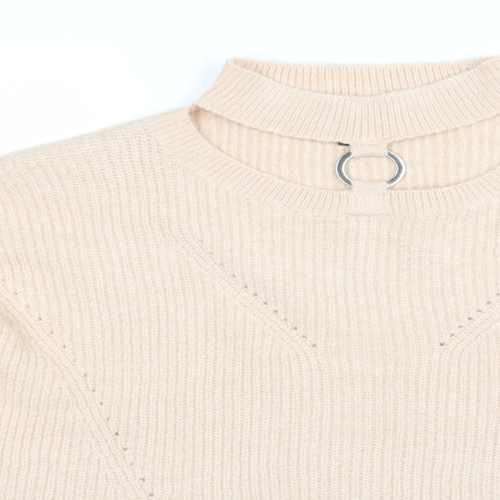 Primark Womens Pink  Knit Pullover Jumper Size XL