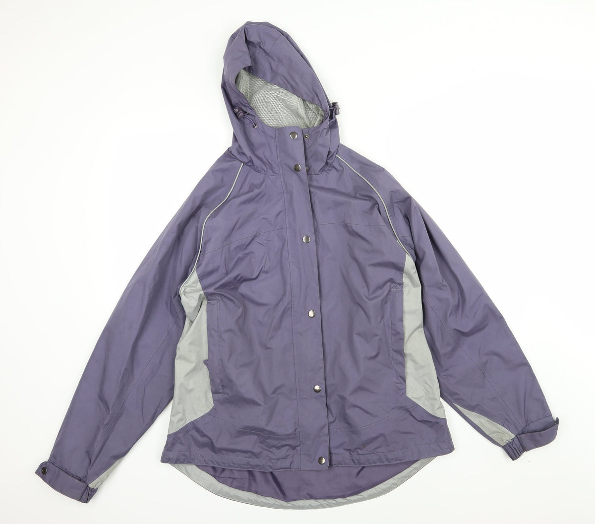 One valley Womens Purple   Rain Coat Jacket Size M