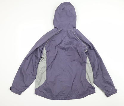 One valley Womens Purple   Rain Coat Jacket Size M