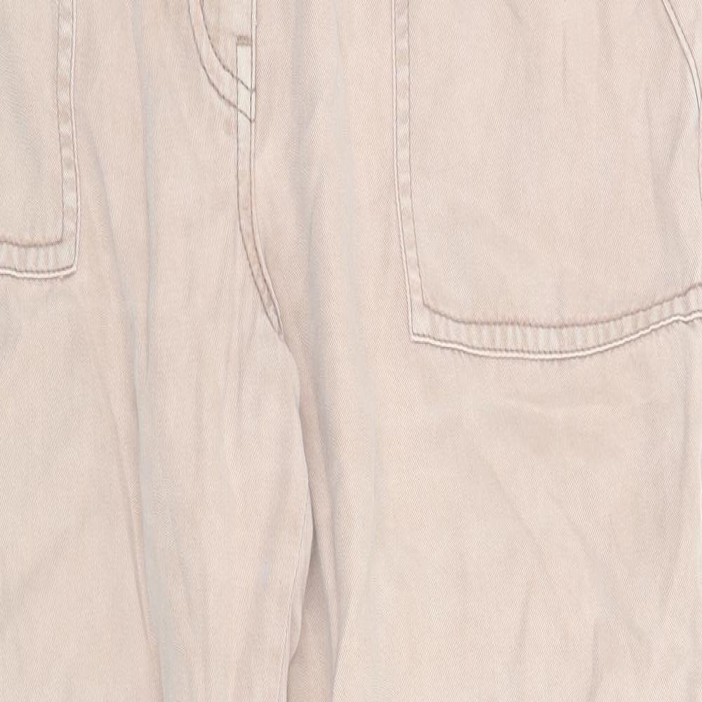 Womens UK Size 14 Marks and Spencer Regular Fit  Pink Trousers