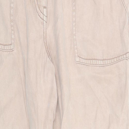 Womens UK Size 14 Marks and Spencer Regular Fit  Pink Trousers
