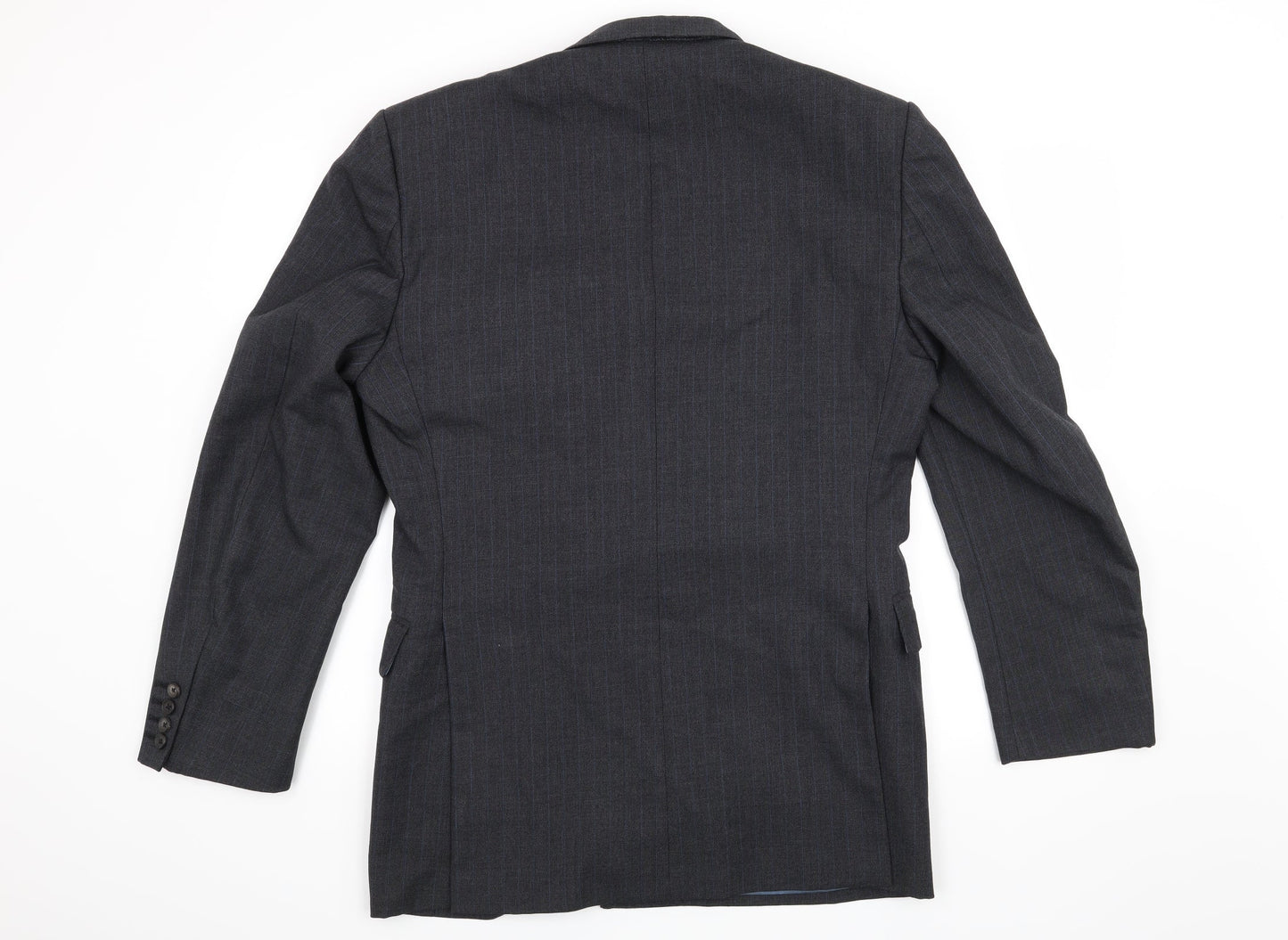 Mens UK Size 40 Preworn Regular Grey Suit Jacket