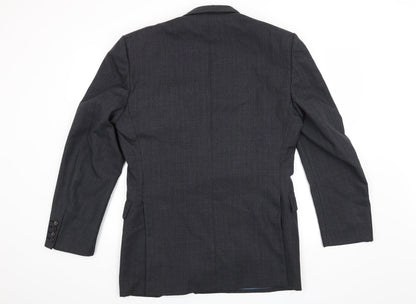 Mens UK Size 40 Preworn Regular Grey Suit Jacket