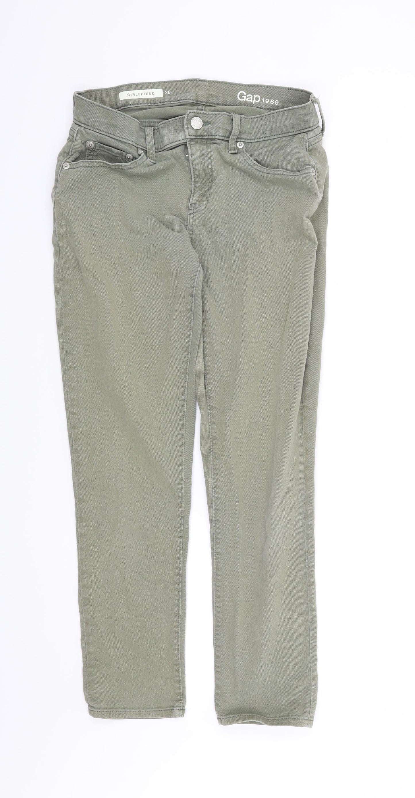 Gap Womens Green   Straight Jeans  L27 in