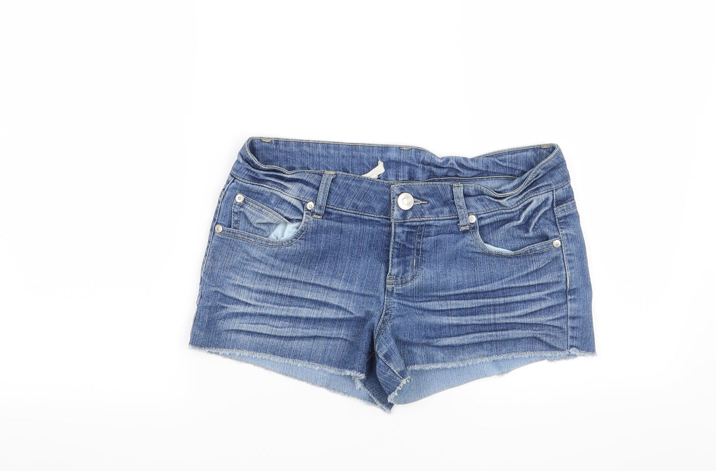 FOREVER 21 Womens Blue   Cut-Off Shorts