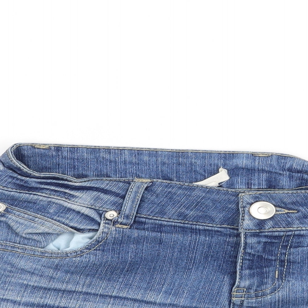 FOREVER 21 Womens Blue   Cut-Off Shorts