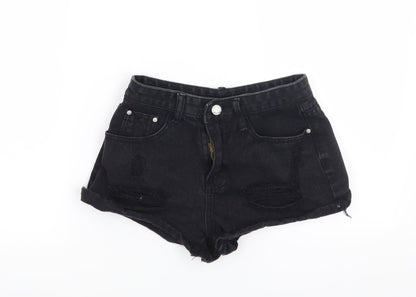Womens UK Size S Preworn Regular Fit Cut-Off Shorts
