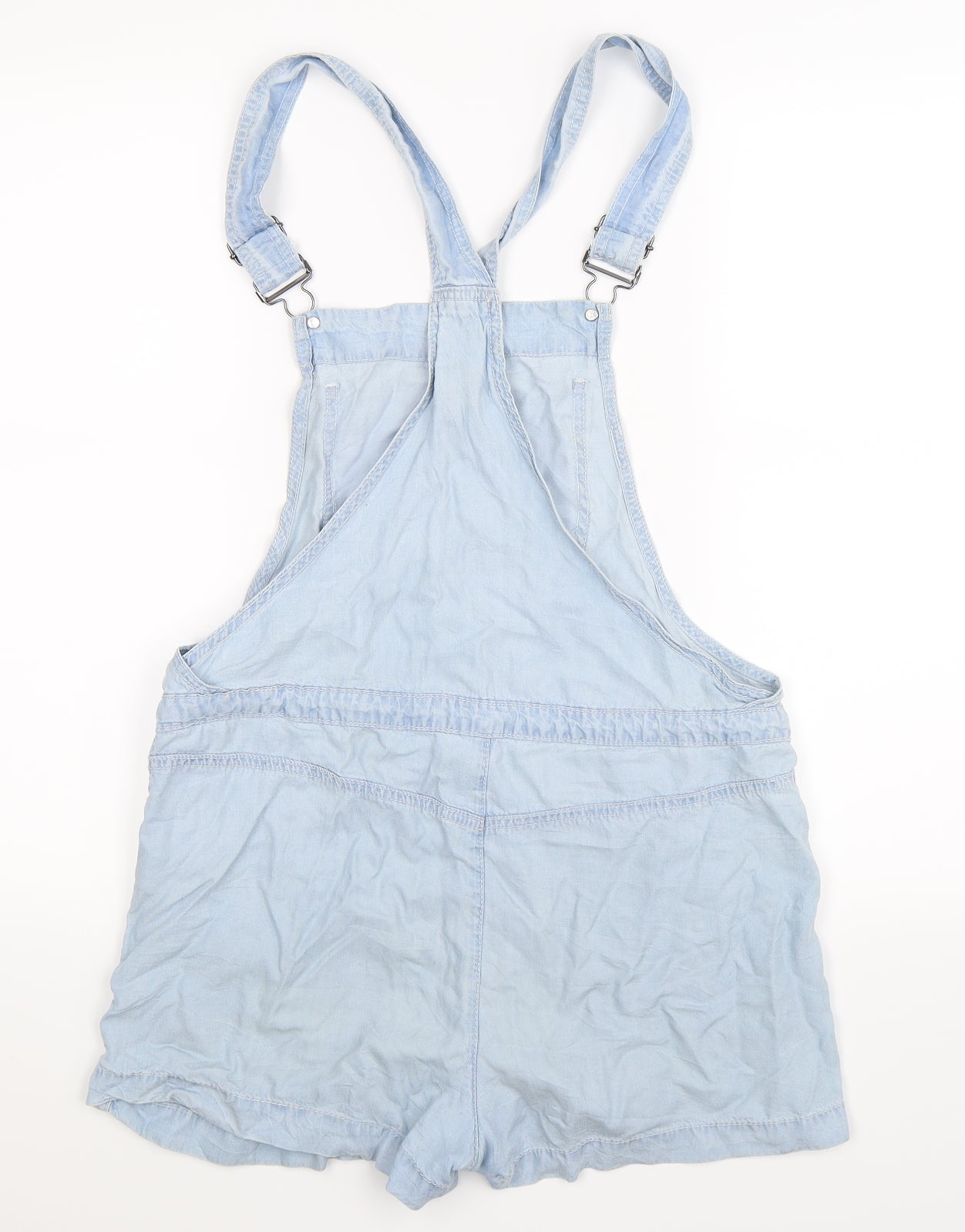 FOREVER 21 Womens Blue  Denim Dungaree One-Piece Size M L3 in
