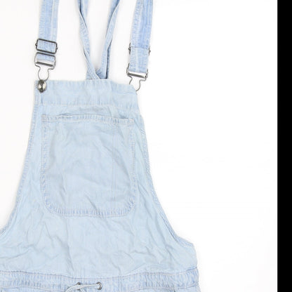 FOREVER 21 Womens Blue  Denim Dungaree One-Piece Size M L3 in