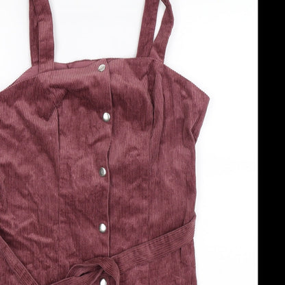 George Womens Purple  Corduroy Mini  Size 10