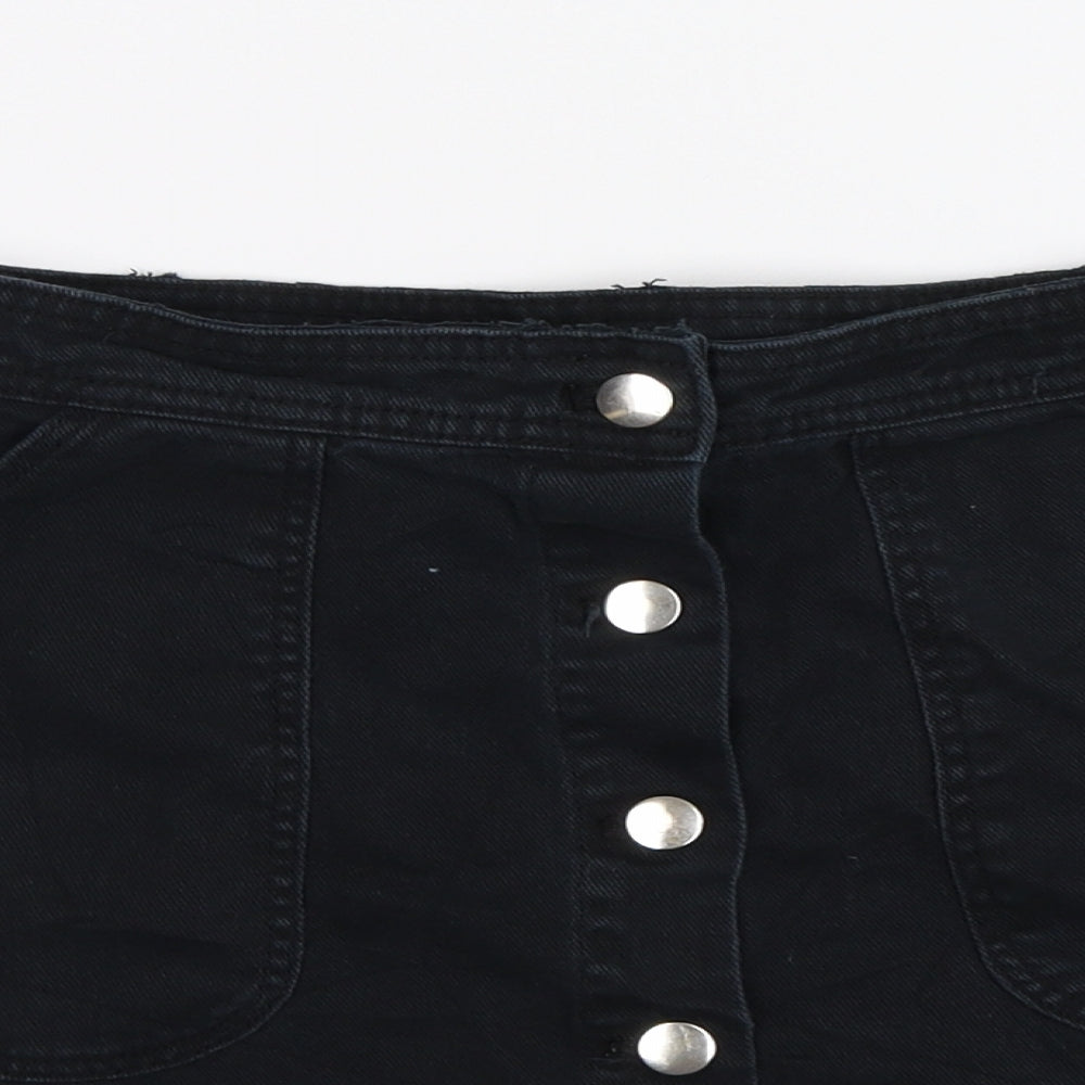 Divided Womens Blue  Denim A-Line Skirt Size 8