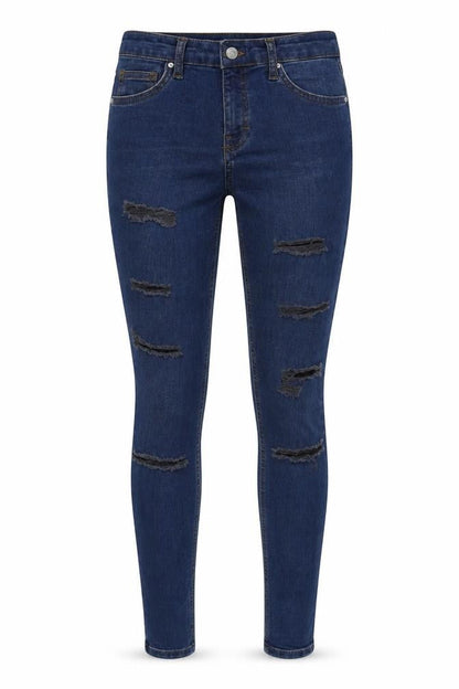 Womens UK Size 8 Topshop Extra-Slim Fit Jegging Blue Jeans