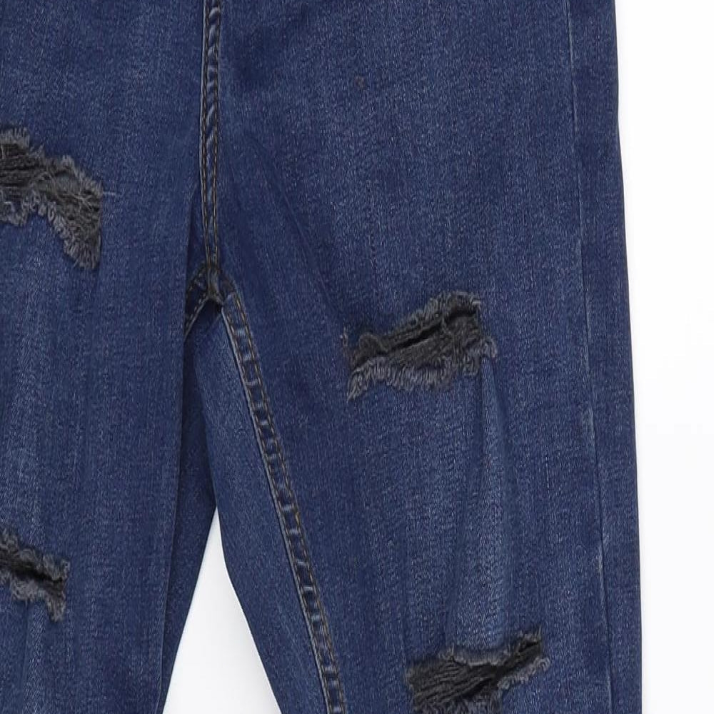 Topshop Womens Blue  Denim Jegging Jeans Size 8 L34 in