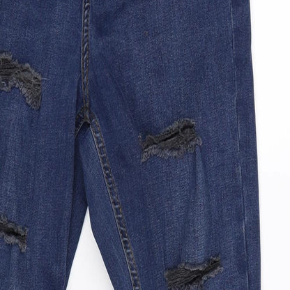 Topshop Womens Blue  Denim Jegging Jeans Size 8 L34 in