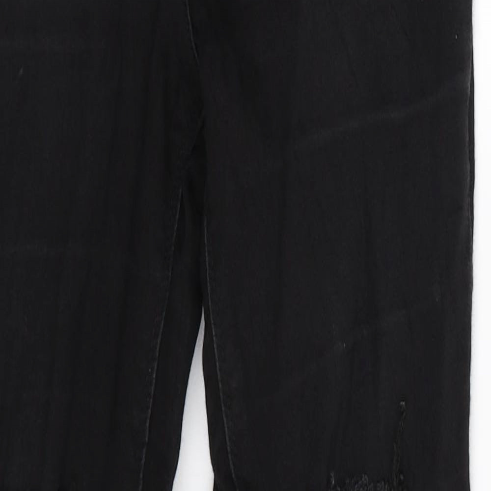 Matalan Womens Black  Denim Jegging Jeans Size 10 L28 in