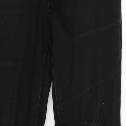 Matalan Womens Black  Denim Jegging Jeans Size 10 L28 in