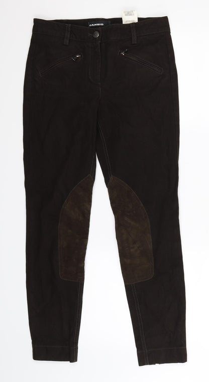 Womens UK Size 8 Cambio Extra-Slim Fit Skinny Black Jeans