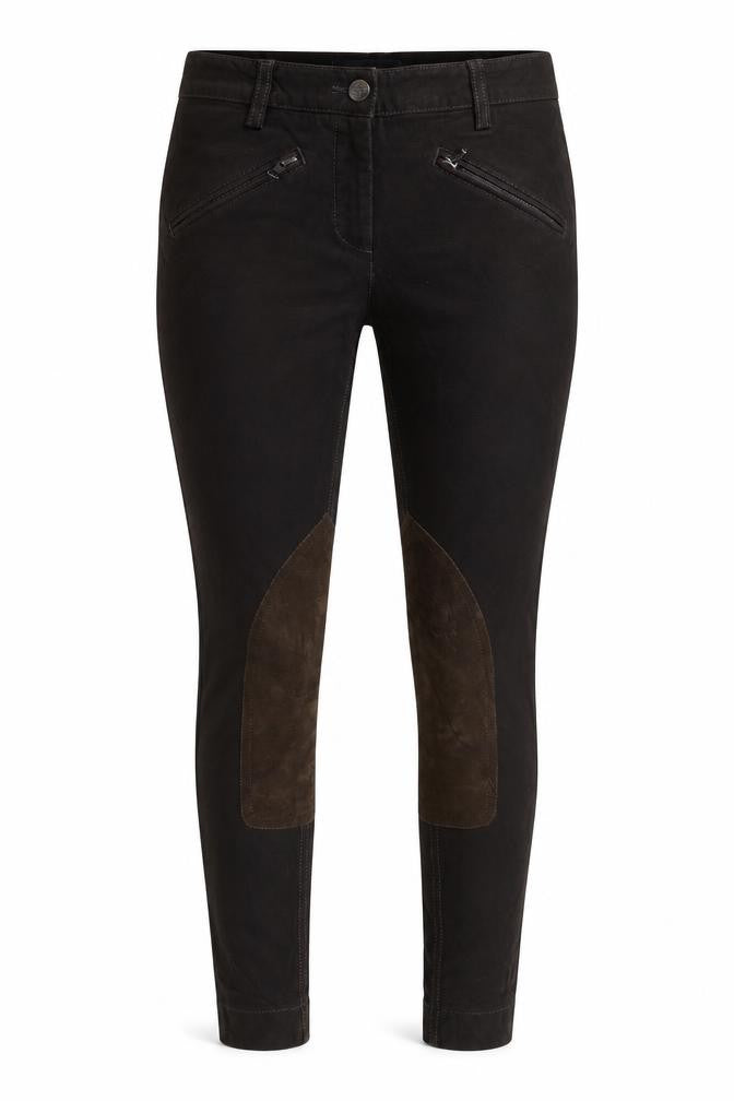 Womens UK Size 8 Cambio Extra-Slim Fit Skinny Black Jeans