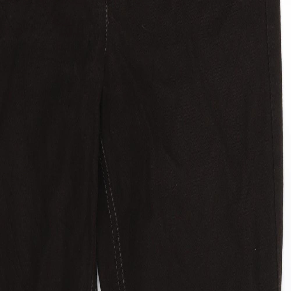 Womens UK Size 8 Cambio Extra-Slim Fit Skinny Black Jeans