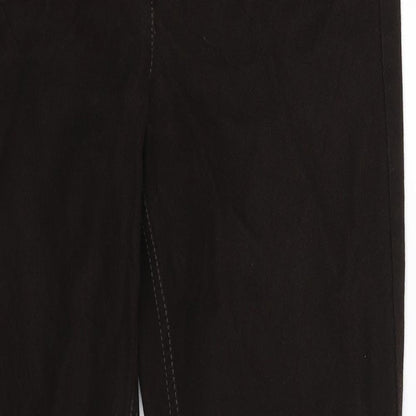 Womens UK Size 8 Cambio Extra-Slim Fit Skinny Black Jeans