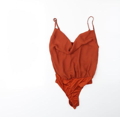 Missguided Womens Brown   Tunic Blouse Size 6