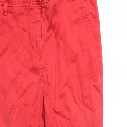 Womens UK Size 14 Per Una Regular Fit  Red Trousers