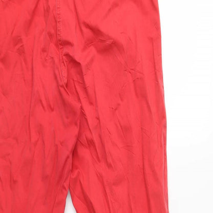 Womens UK Size 14 Per Una Regular Fit  Red Trousers