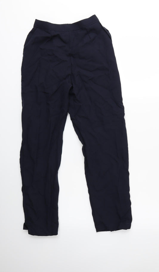 Womens UK Size 10 Preworn Regular Fit  Blue Trousers