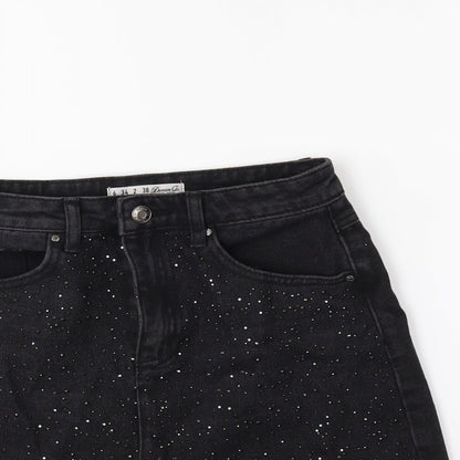 Womens UK Size 6 Denim & Co. Mini Denim Skirt