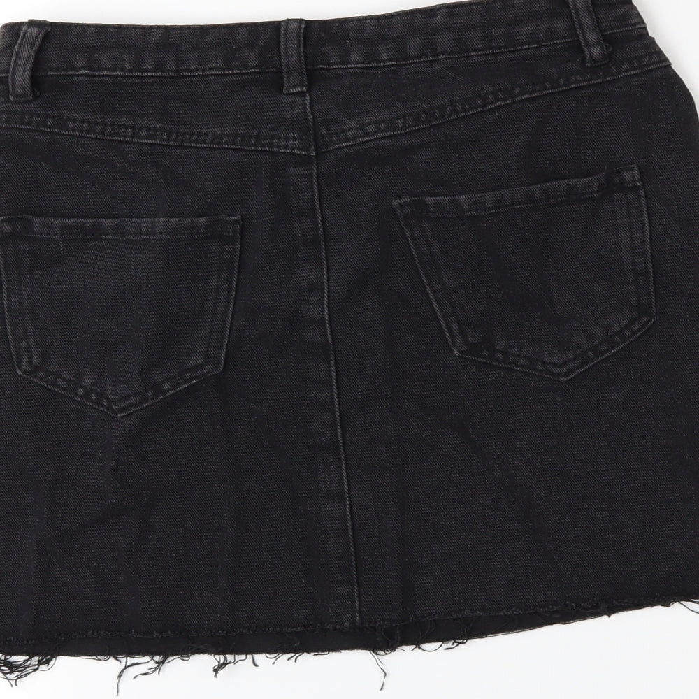 Womens UK Size 6 Denim & Co. Mini Denim Skirt