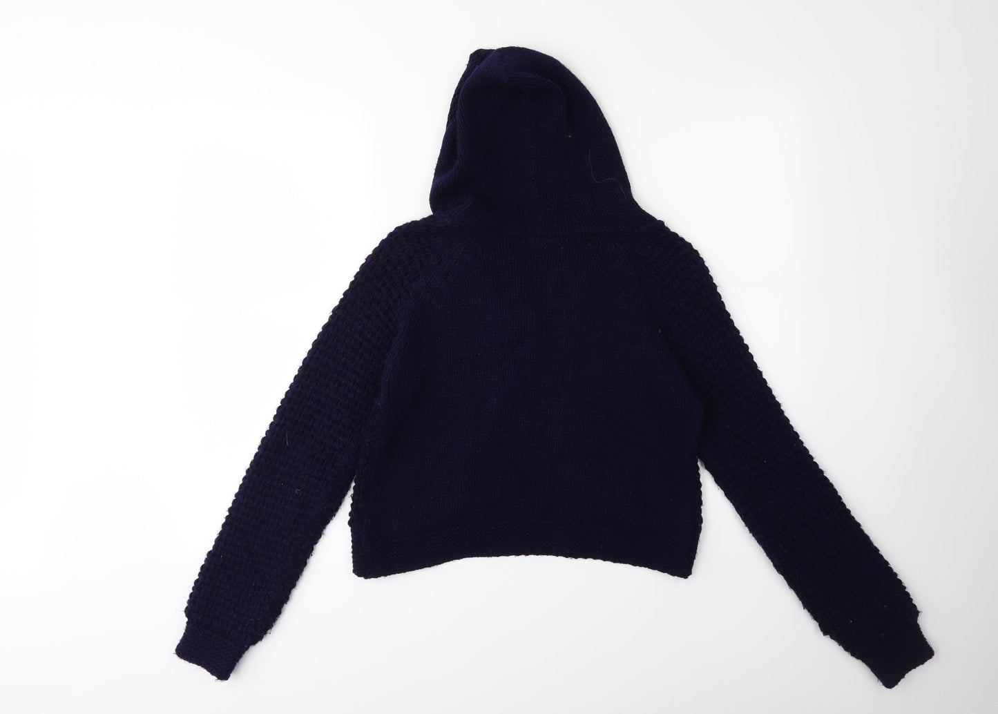 Miss Selfridge Womens Blue  Knit Cardigan Jumper Size 10