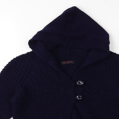 Miss Selfridge Womens Blue  Knit Cardigan Jumper Size 10