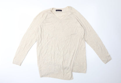 Marks and Spencer Womens Beige  Knit Pullover Jumper Size 12