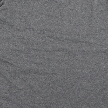 Threadbare Mens Grey Striped  Pullover Jumper Size XL