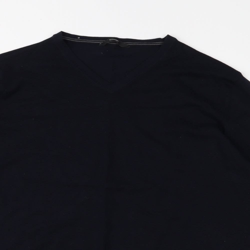 George Mens Beige  Knit Pullover Jumper Size XL