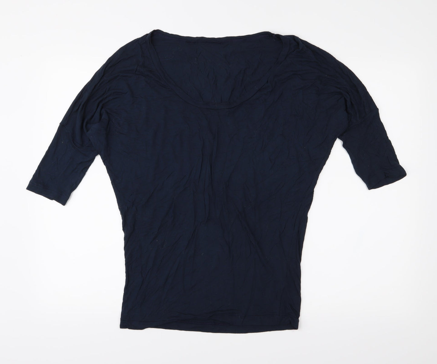 Womens UK Size XS American Apparel Blue Basic T-Shirt