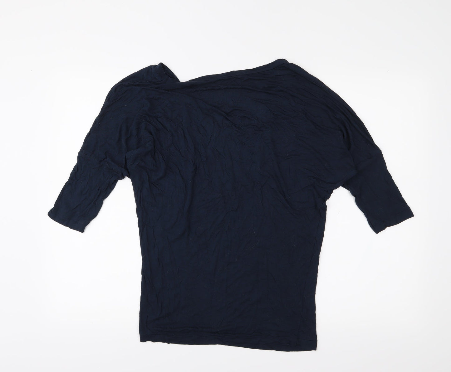 Womens UK Size XS American Apparel Blue Basic T-Shirt