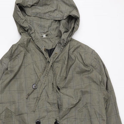 Rossetti Womens Grey Check  Anorak Coat Size 10