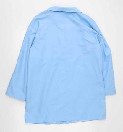 Womens UK Size 14 Preworn Blue Anorak Coat