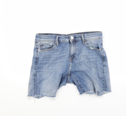 Gap Womens Blue  Denim Cut-Off Shorts Size 8